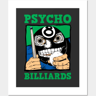 Psycho Billiards Posters and Art